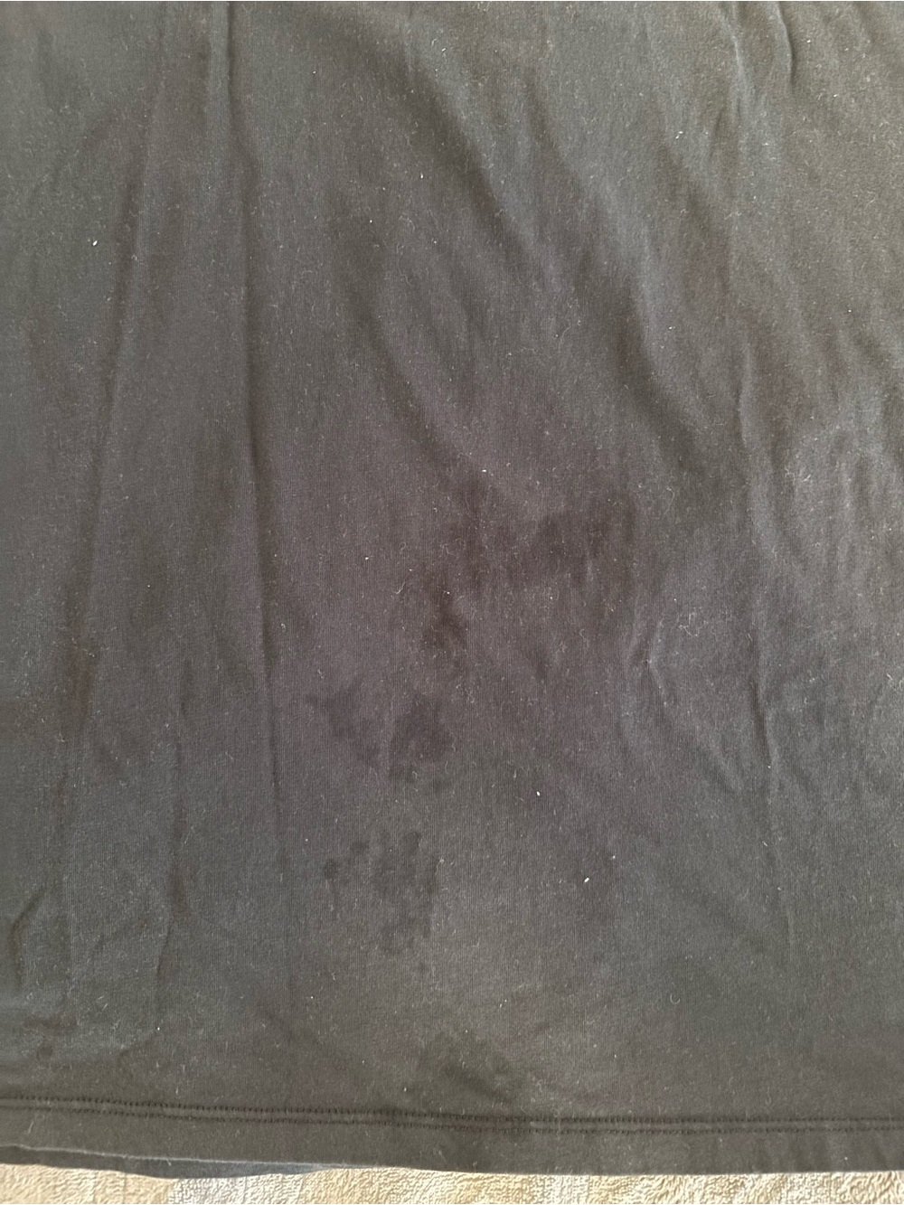 Paloma Wool Black Tee with Gray Raglan Sleeves - Picture 5 of 5